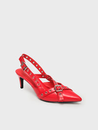 Mary Pump | Disco Red