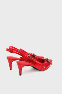 Mary Pump | Disco Red