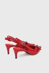 Mary Pump | Disco Red