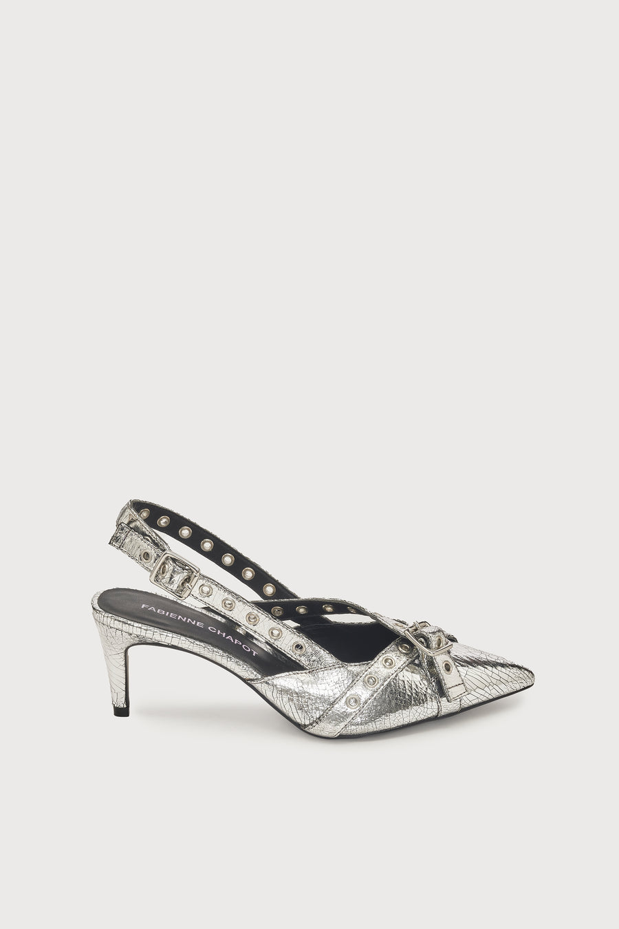 Mary Pump | Silver