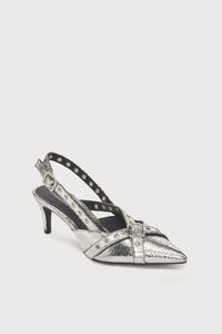 Mary Pump | Silver