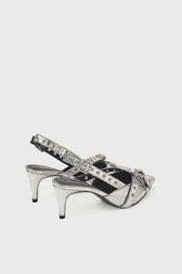 Mary Pump | Silver