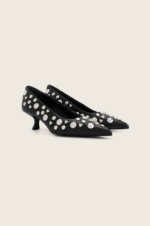 Kattie Stud Pumps | Black
