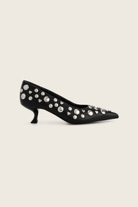 Kattie Stud Pumps | Black
