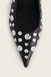 Kattie Stud Pumps | Black