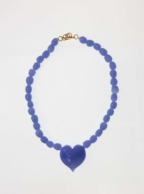 Statement Love Necklace | Riad Blue